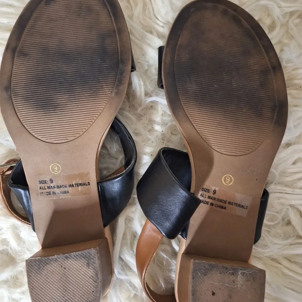 Lulus Black Strappy Sandals